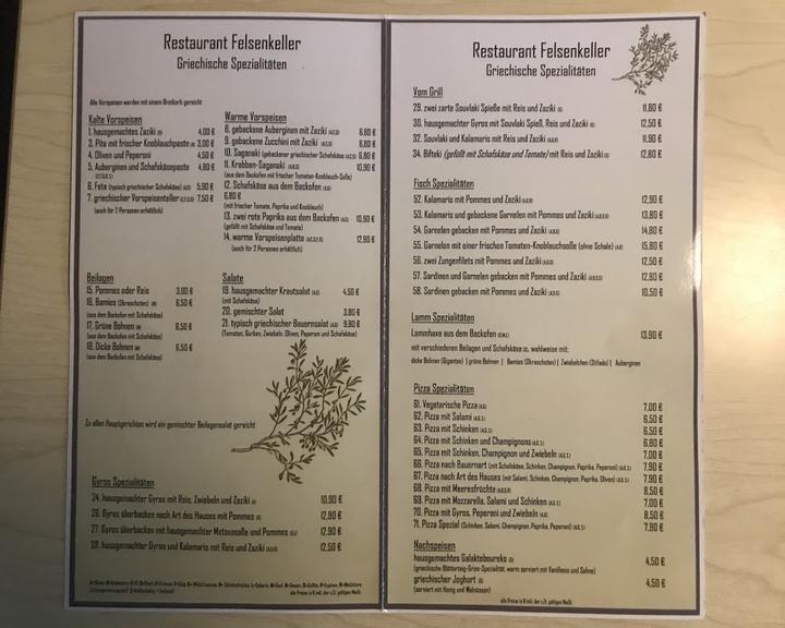 Restaurant Felsenkeller